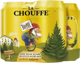 La Chouffe 4 blikken van 33cl